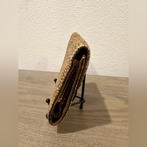 Borbonese Trifold Kiss Lock Wallet EUC - Picture 3 of 9